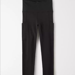 Aerie high wasted fleece lined leggings w/ pockets